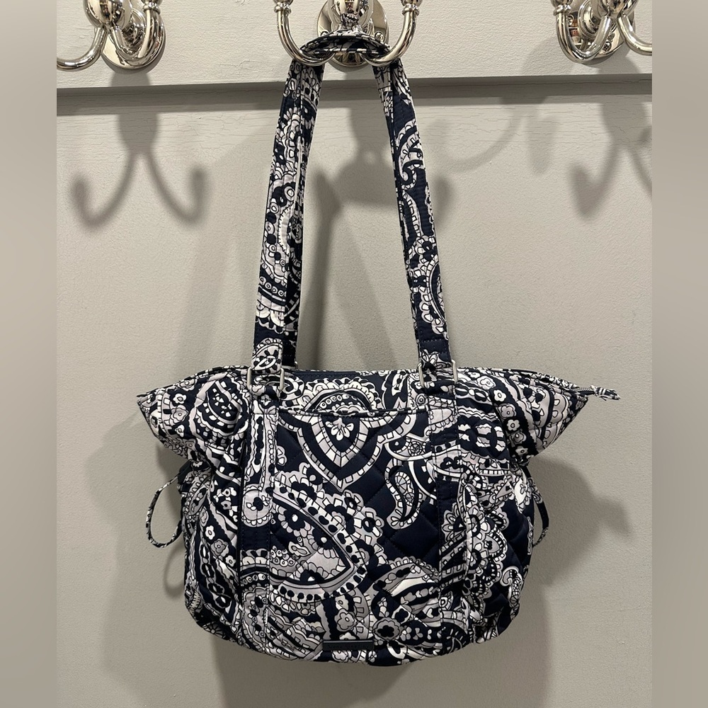 Vera Bradley Deep Night Paisley Glenna Shoulder Bag